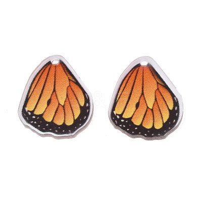 Printed Translucent Acrylic Pendants OACR-N133-019-1