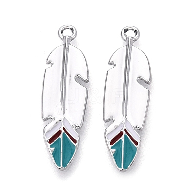 Alloy Enamel Pendants FIND-WH0110-194P-1