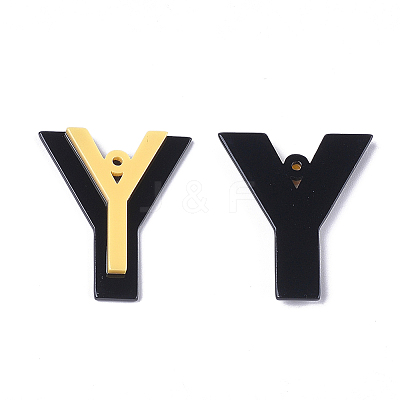 Cellulose Acetate(Resin) Pendants KY-S158-41Y-C-1