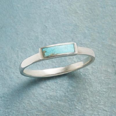 Retro Alloy and Turquoise Finger Rings FS-WG23DA3-04-1