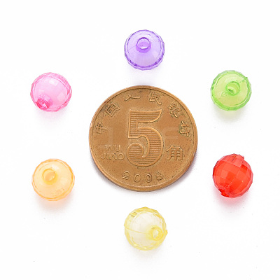 Transparent Acrylic Beads TACR-S152-21E-1