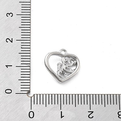 Brass Micro Pave Cubic Zirconia Pendants KK-H511-01P-04-1