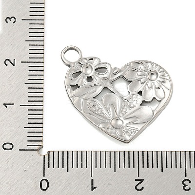 Non-Tarnish 304 Stainless Steel Pendants STAS-L080-022P-1
