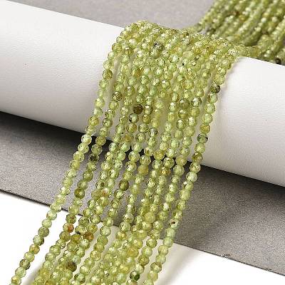 Natural Peridot Beads Strands G-B107-A06-01-1
