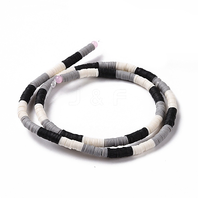 Handmade Polymer Clay Bead Strands CLAY-C003-05E-1