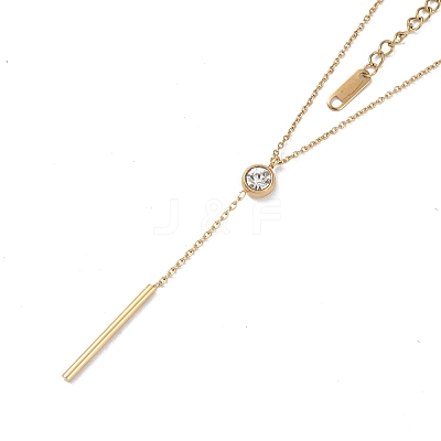 Ion Plating(IP) 304 Stainless Steel Cable Chain Necklaces NJEW-G081-01G-1