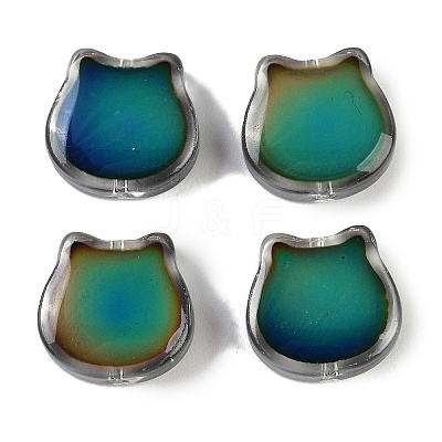 Two Tone Glass Mood Beads GLAA-Z007-12A-1