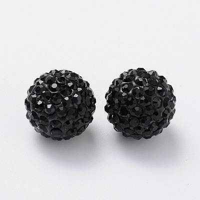 Grade A Rhinestone Pave Disco Ball Beads RB-Q103-11-1