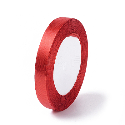 Satin Ribbon for Hairbow DIY Party Decoration X-RC12mmY026-1