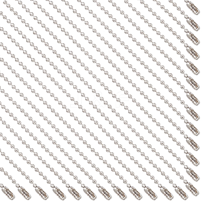 200Pcs Iron Hanging Tag Chains FIND-SP0005-63-1