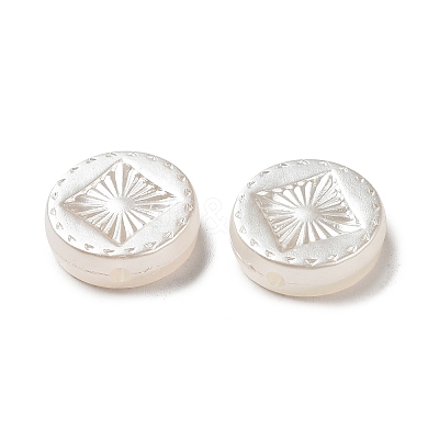 ABS Plastic Imitation Pearl Beads X-OACR-L013-040-1