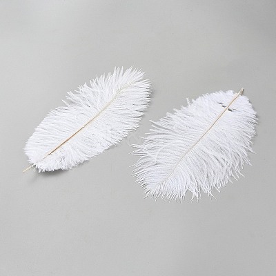 Ostrich Feather Craft for Wedding Party Centerpieces Home Decoration DIY-WH0899-791B-1