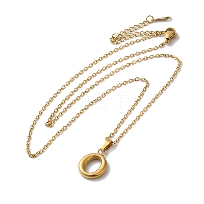 PVD Vacuum Plating 201 Stainless Steel Necklaces NJEW-H033-01G-O-1