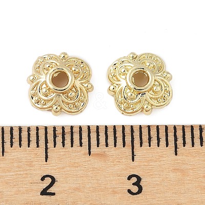 Brass Bead Caps KK-V015-38G-1