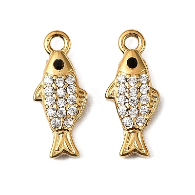 304 Stainless Steel Charms STAS-F321-01G-01-1