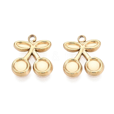 304 Stainless Steel Charms STAS-N125-25H-G-1