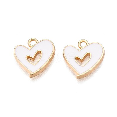 Alloy Enamel Pendants PALLOY-T092-27G-02-1