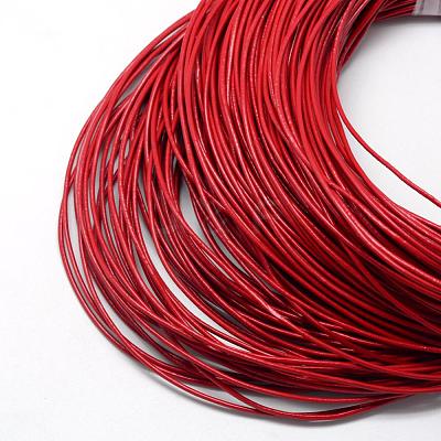 Spray Painted Cowhide Leather Cords WL-R001-2.0mm-15-1
