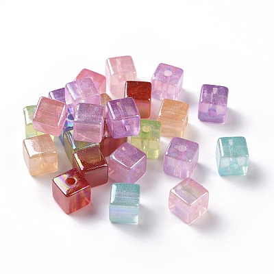 Transparent Acrylic Beads ACRP-F002-04-1