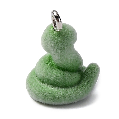 Flocky Animal Resin Pendants FIND-S001-03A-1