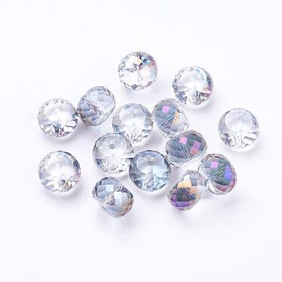 Electorplated Glass Beads EGLA-E005-03-1