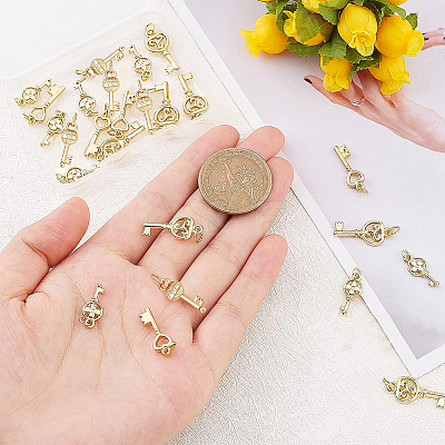 32Pcs 4 Style Alloy Pendants FIND-BC0001-94-1