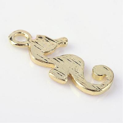 Sea Horse Alloy Enamel Pendants X-ENAM-Q033-38A-1