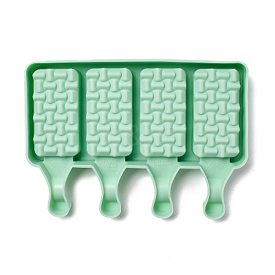 Food Grade DIY Rectangle Ice-cream Silicone Molds LS-DIY-D062-05A-1