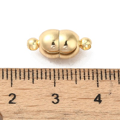 Rack Plating Brass Magnetic Clasps KK-D100-14KCG-1