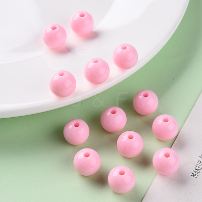 Opaque Acrylic Beads MACR-S370-C12mm-A01-1