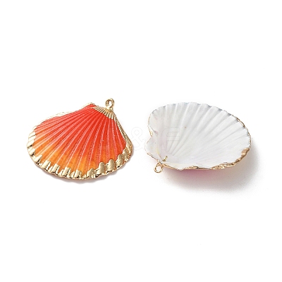 Sea Shell Pendants SSHEL-B002-07G-04-1