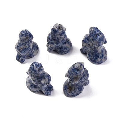 Natural Blue Spot Jasper Display Decorations DJEW-P019-A03-1