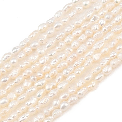 Natural Cultured Freshwater Pearl Beads Strands PEAR-F020-14-1