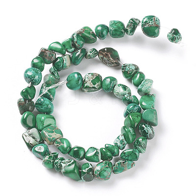 Natural Imperial Jasper Bead Strands G-P444-05E-1