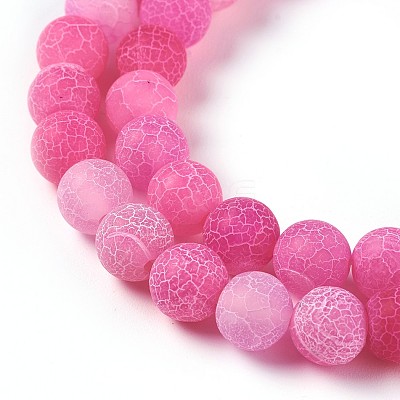Natural Weathered Agate Beads Strands G-P414-A01-1