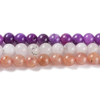 Natural Gemstone Beads Strands G-F591-03M-6mm-1