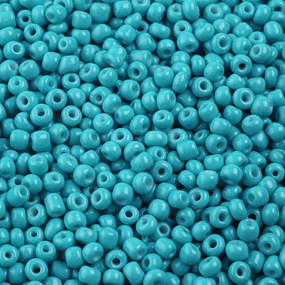 Baking Paint Glass Seed Beads SEED-S003-K10-1