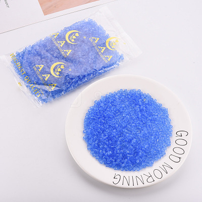 Transparent Glass Bugle Beads SEED-S050-C-001-1