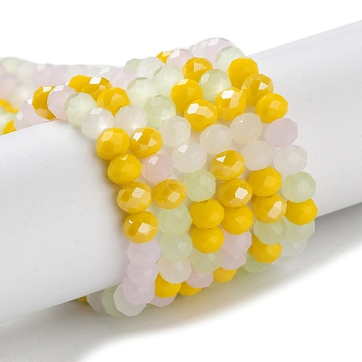 Glass Beads Strands EGLA-A034-M4mm-28-1