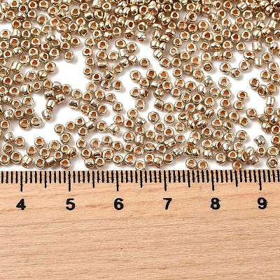 Electroplate 12/0 Glass Seed Beads X-SEED-Q003-01-1
