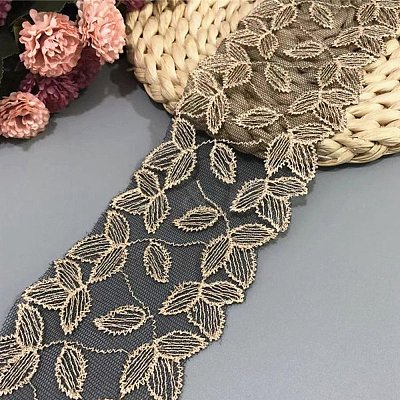Polyester Embroidery Ribbon PW-WG78407-10-1
