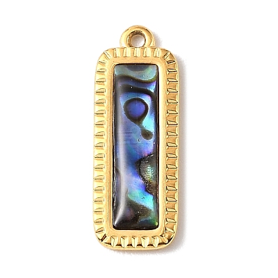 Paua Shell Pendants SSHEL-B145-01D-G-1