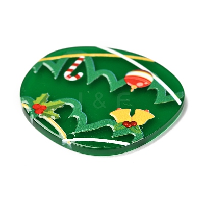 Christmas Theme 3D Printed Resin Pendants RESI-I036-03C-1
