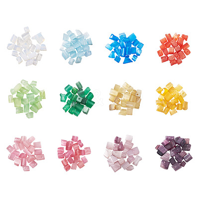 240Pcs 12 Colors Glass Imitation Gemstone Beads GLAA-TA0001-69-1
