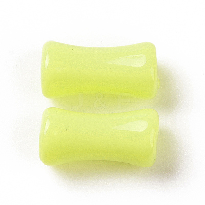 Opaque Acrylic Beads OACR-E015-01C-1