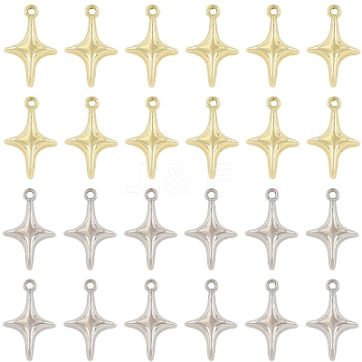 20Pcs 2 Colors Alloy Pendants INS-YW0001-01-1