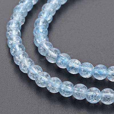 Crackle Glass Beads Strands GLAA-S192-B-006D-1