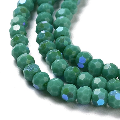 Opaque Glass Beads Strands EGLA-A035-P4mm-L13-1