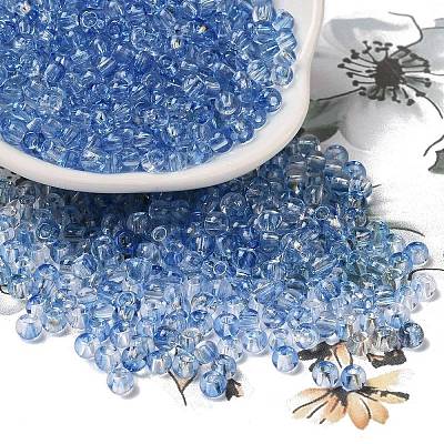 Transparent Colours Glass Round Beads SEED-F006-05A-06-1