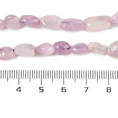 Natural Kunzite Beads Strands G-A254-B02-01-1
